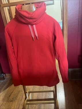 Hot Pink Nike Pullover Hoodie with Funnel Neck